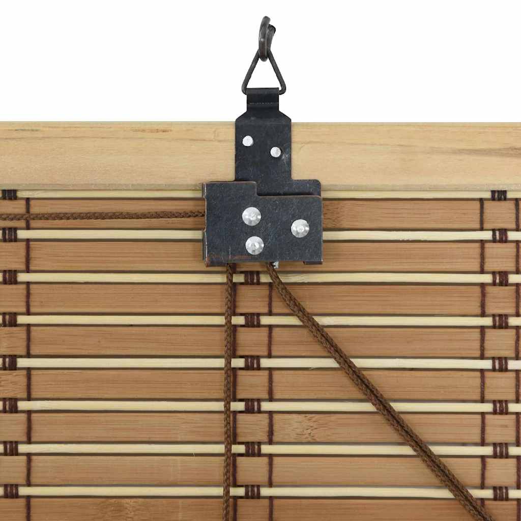 Rolgordijn met gordijnen Natuur 60 x 220 cm Bamboe – afbeelding 7