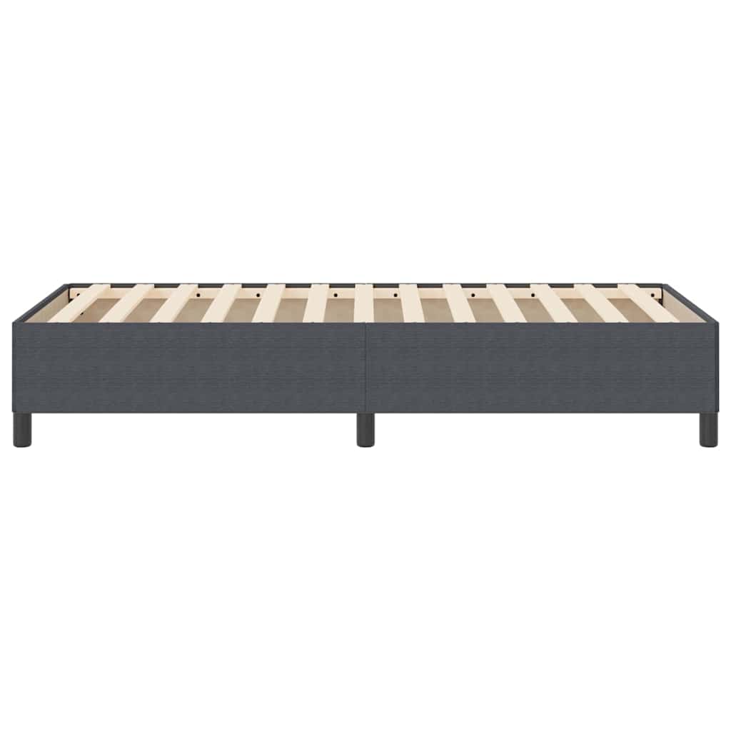Boxspringbed Donkergrijs 90 x 190 cm Katoen Stof – afbeelding 6