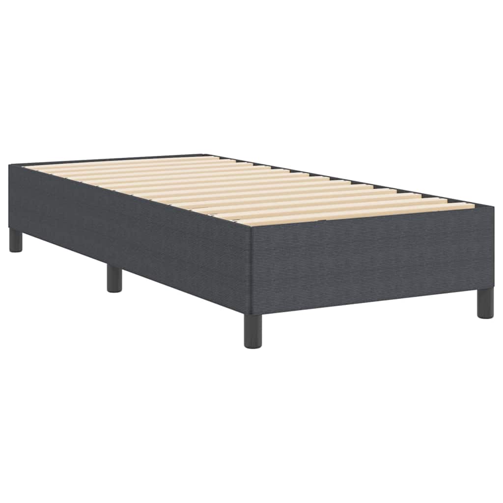 Boxspringbed Donkergrijs 90 x 190 cm Katoen Stof – afbeelding 7