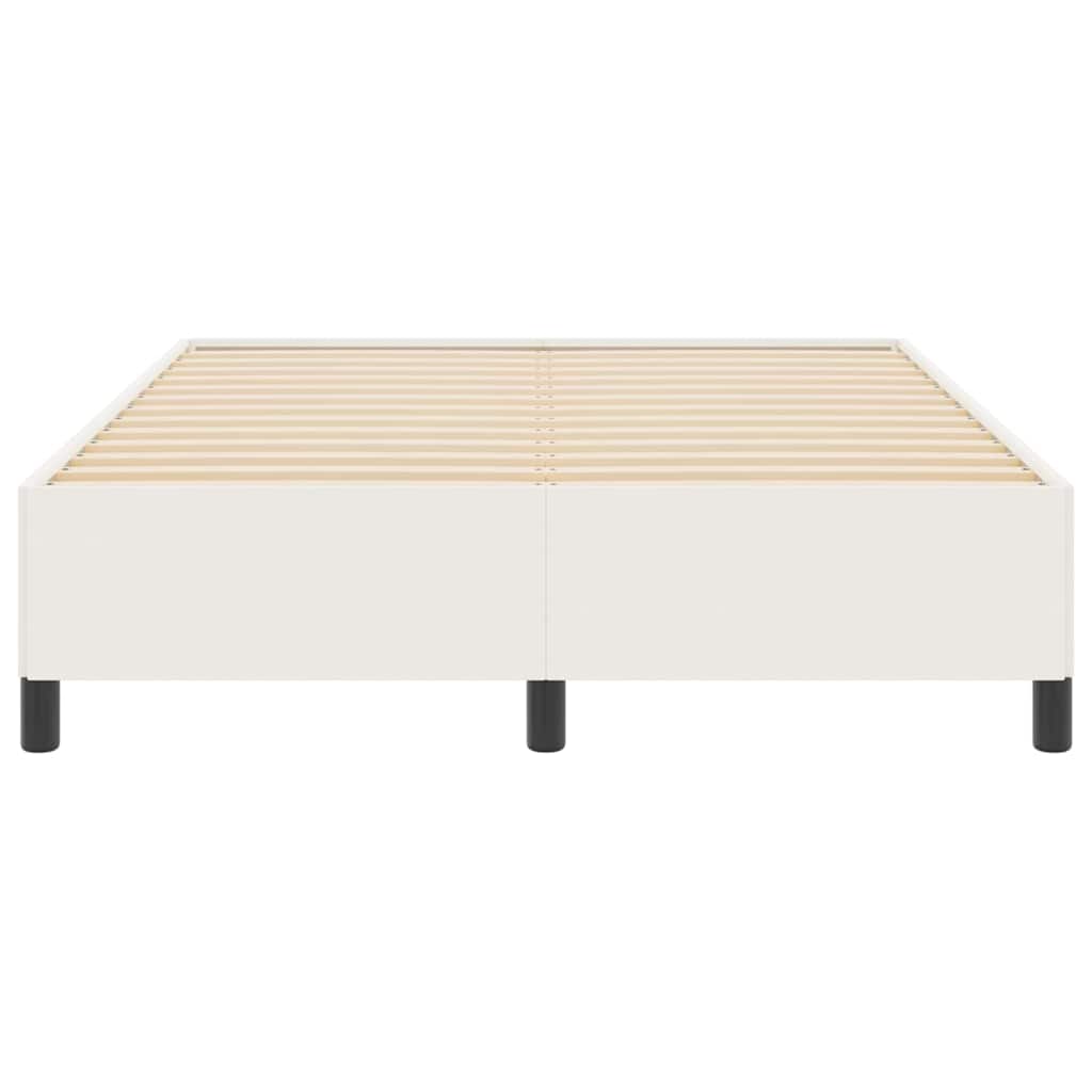 Boxspringbed Crèmekleurig 140 x 190 cm Katoen Stof – afbeelding 5