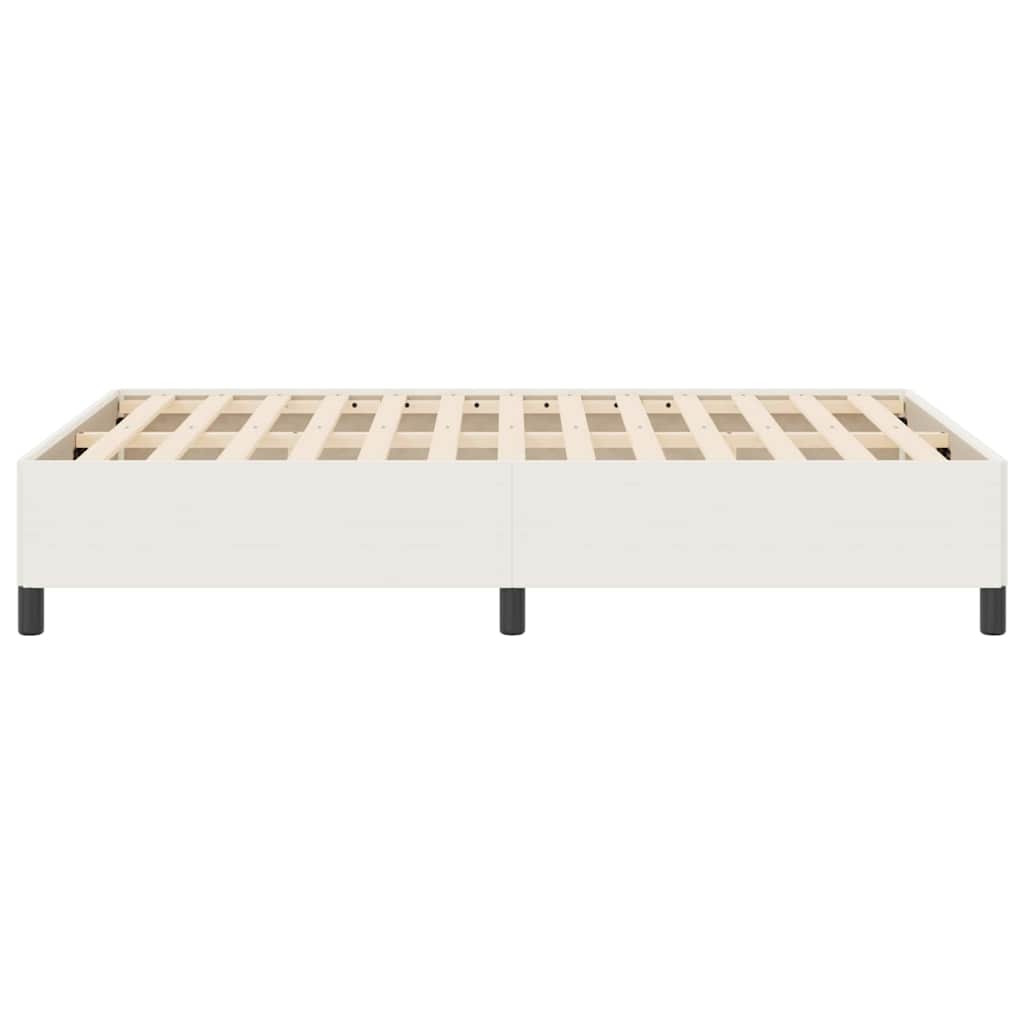 Boxspringbed Crèmekleurig 140 x 190 cm Katoen Stof – afbeelding 6