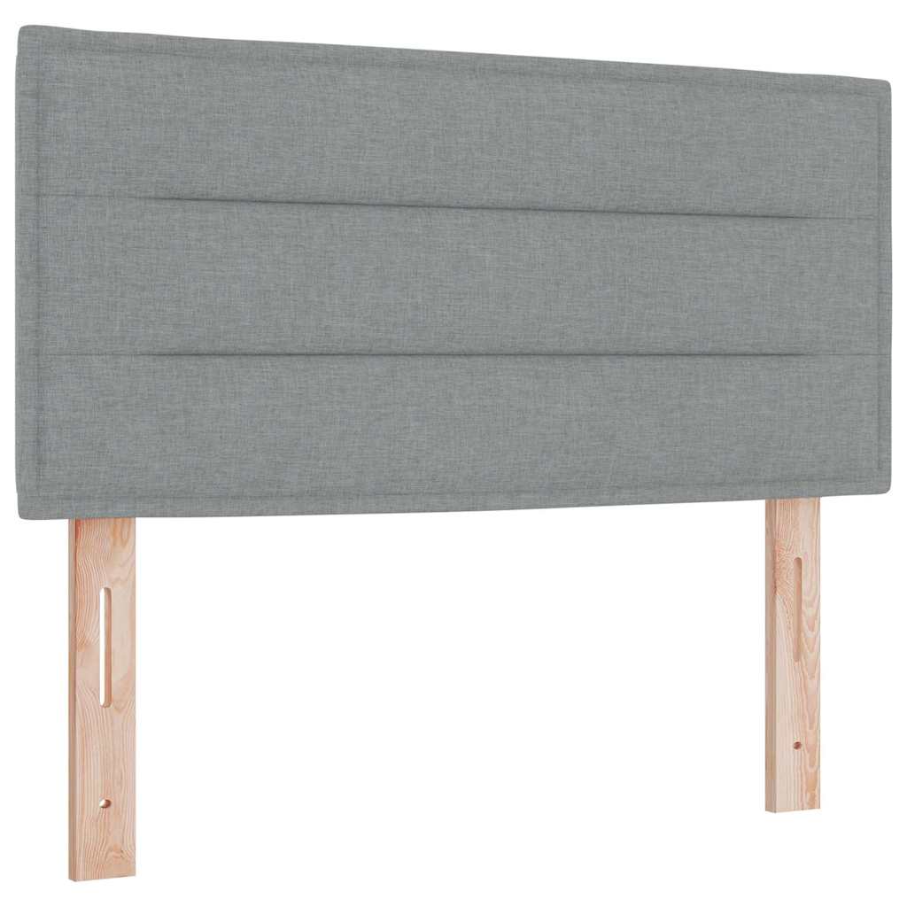 Hoofdbord Lichtgrijs 100 cm Stof – afbeelding 2