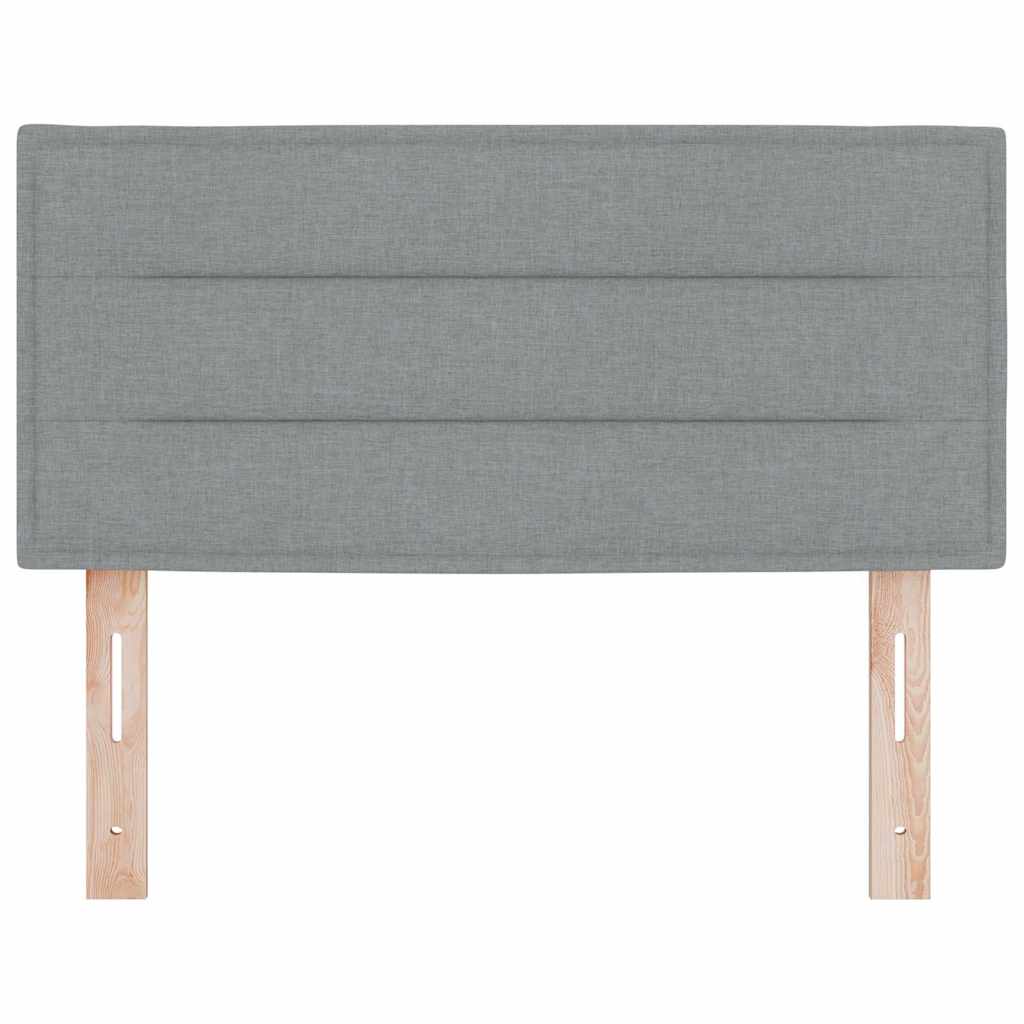 Hoofdbord Lichtgrijs 100 cm Stof – afbeelding 4