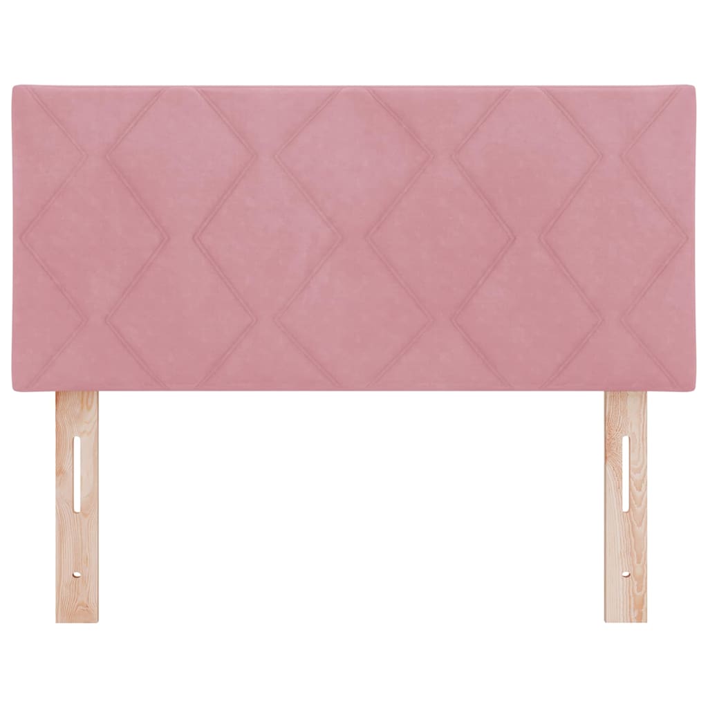 Hoofdbord Roze 90 cm Fluweel – afbeelding 5