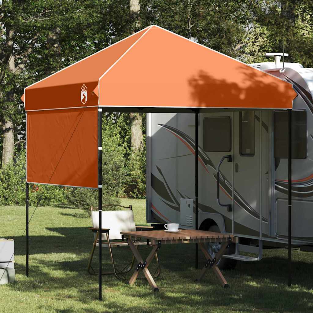 Luifeltent Oranje 194 x 194 x 251 cm Stof – afbeelding 1