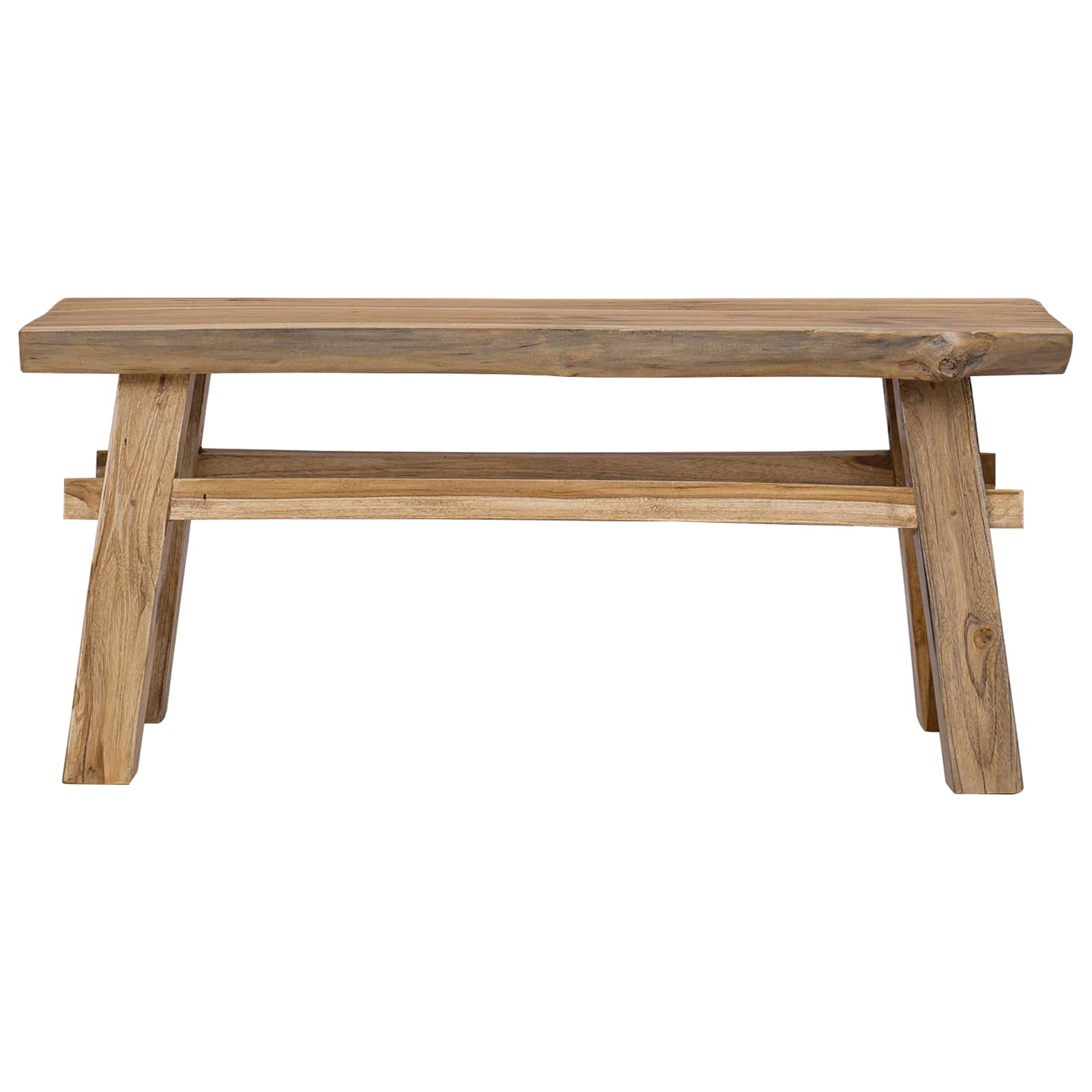 Bank Naturel 100 x 29 x 43,5 cm Massief Teakhout – afbeelding 4