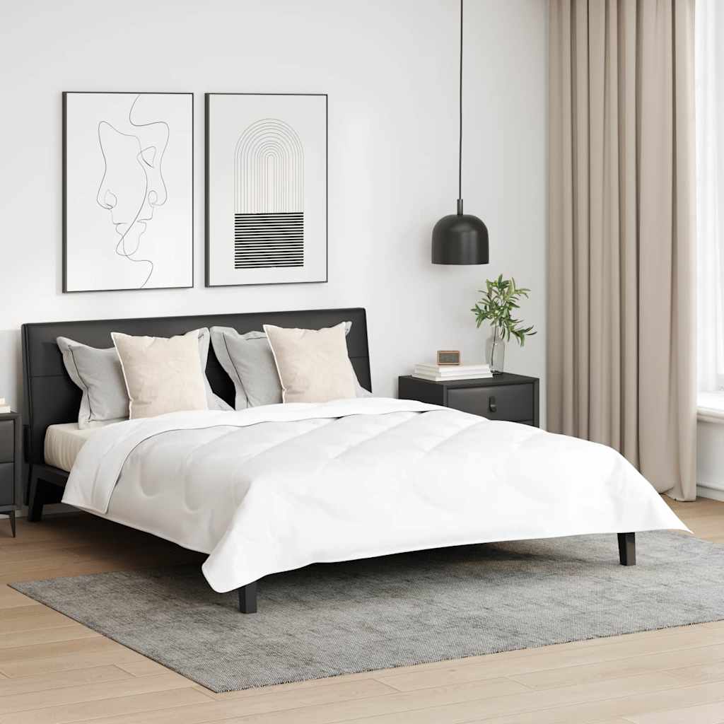 Hoofdkussen met kussen 2 pcs Wit 60 x 60 x 20 cm Polyester