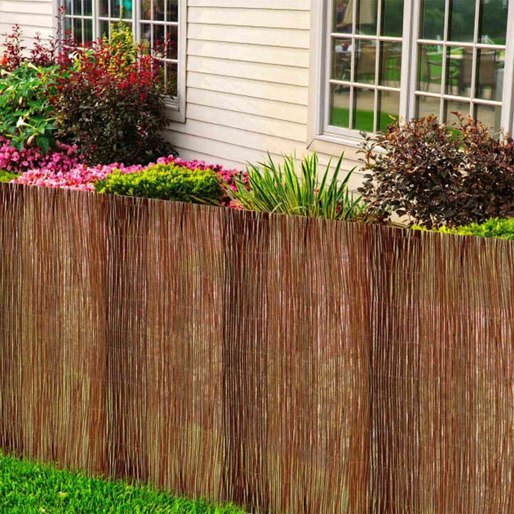 Wilgen Schutting Naturel 120 x 500 cm Wilg – afbeelding 1