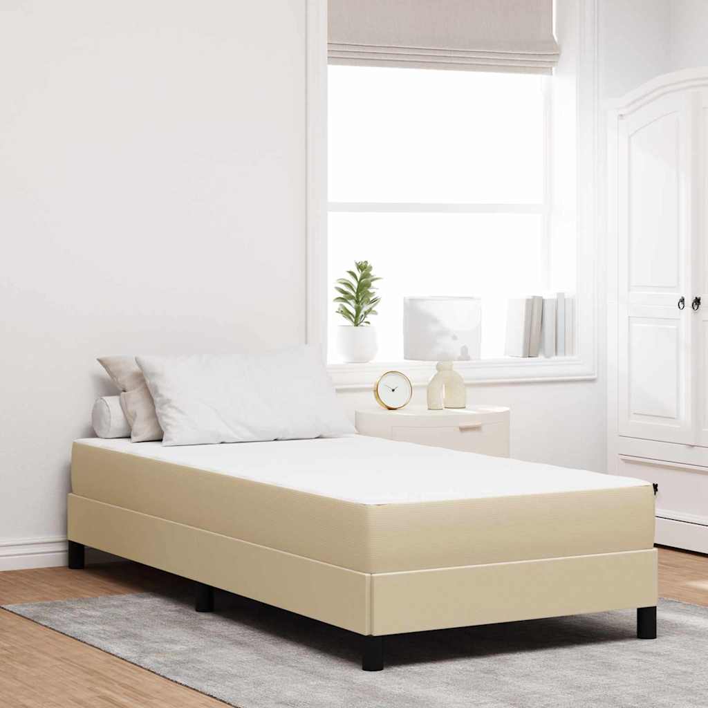 Bedmatras met matras Saliegroen 90 x 190 cm Stof