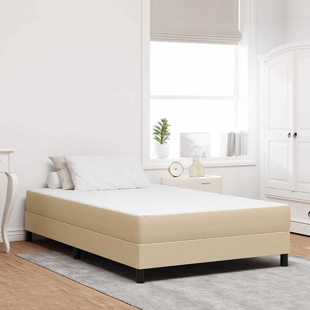 Bedmatras met matras Saliegroen 120 x 200 cm Stof