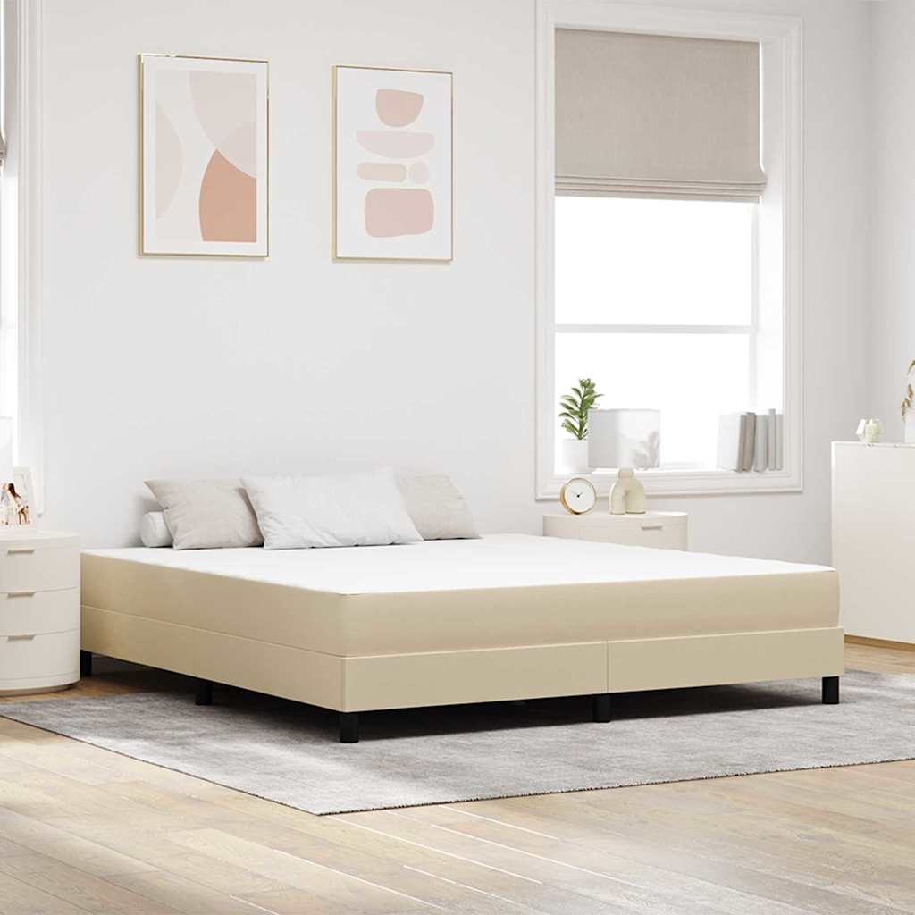 Bedmatras met matras Saliegroen 180 x 200 cm Stof