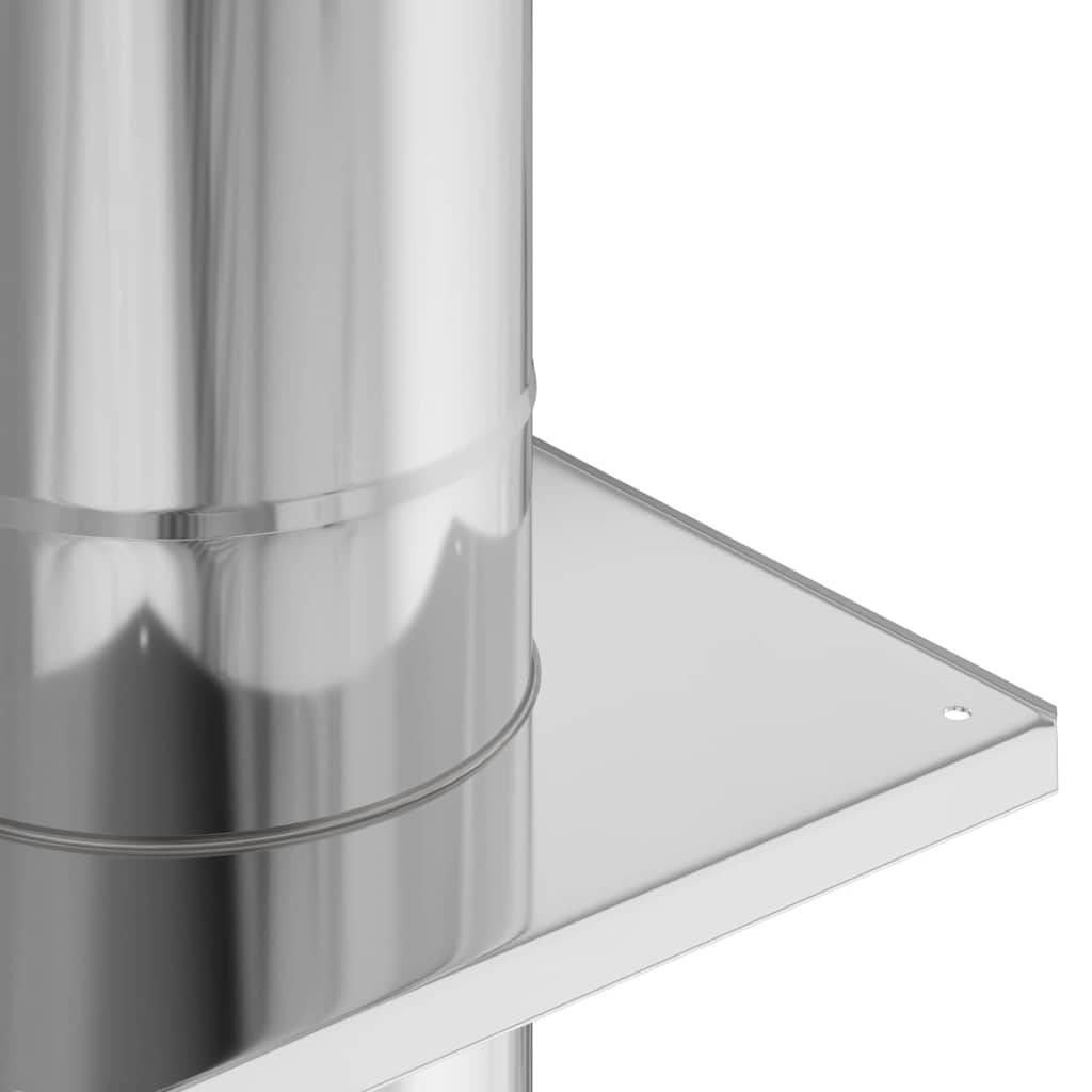 Schouw Verlenging Zilver 25 x 25 x 132 cm Roestvrij staal – afbeelding 5
