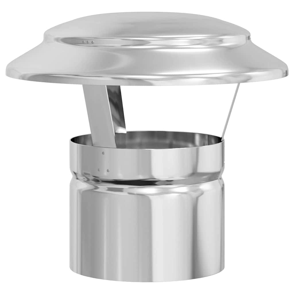 Regenbescherming voor Schoorsteen Zilver 20 x 20 x 18 cm – afbeelding 2
