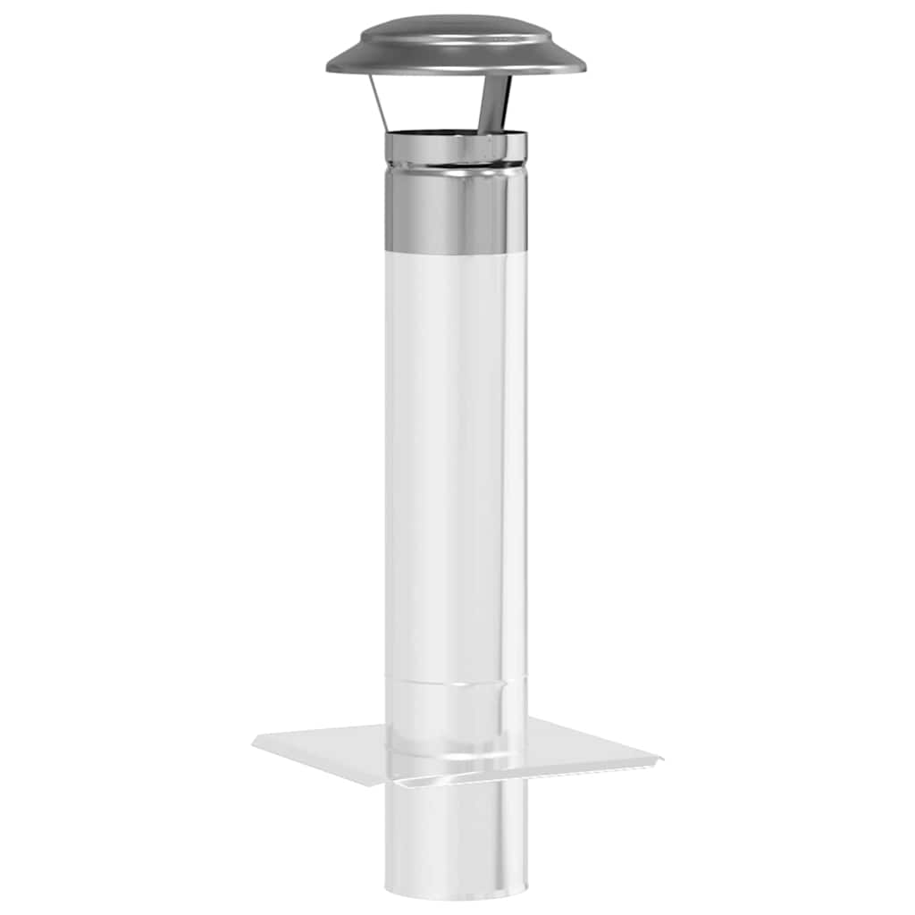 Regenbescherming voor Schoorsteen Zilver 20 x 20 x 18 cm – afbeelding 3