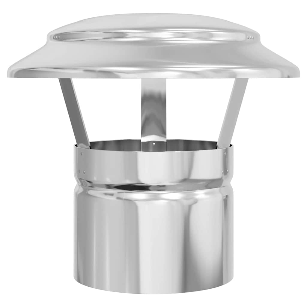 Regenbescherming voor Schoorsteen Zilver 20 x 20 x 18 cm – afbeelding 4