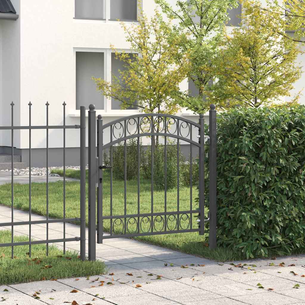 Hekpoort EMMEN 100 x 100 cm Poedergecoat staal Grijs – afbeelding 1