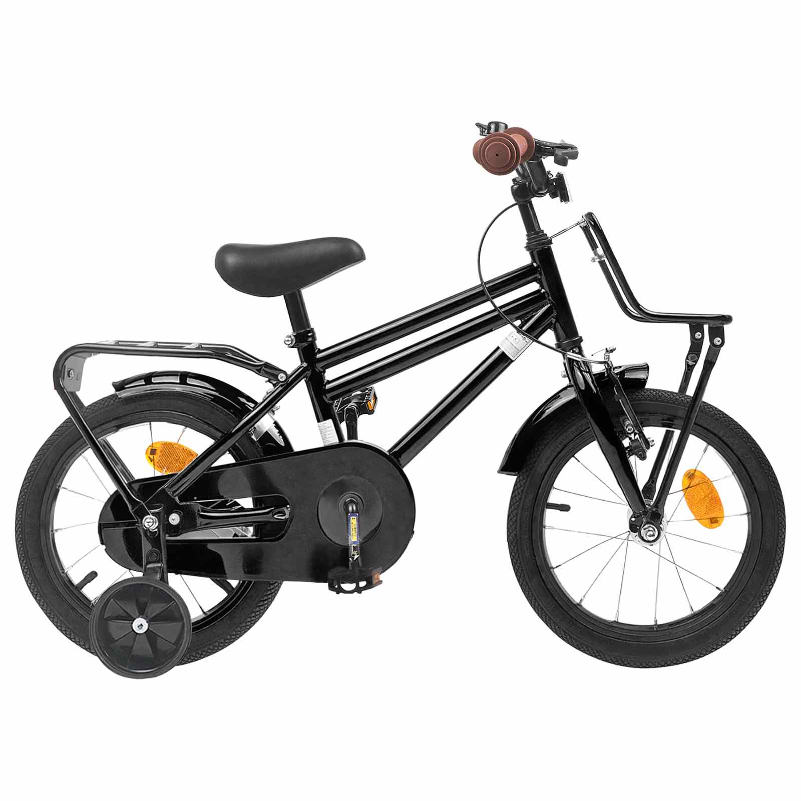 Kinderfiets 12 Inch voor 2-4 jaar oud Zwart