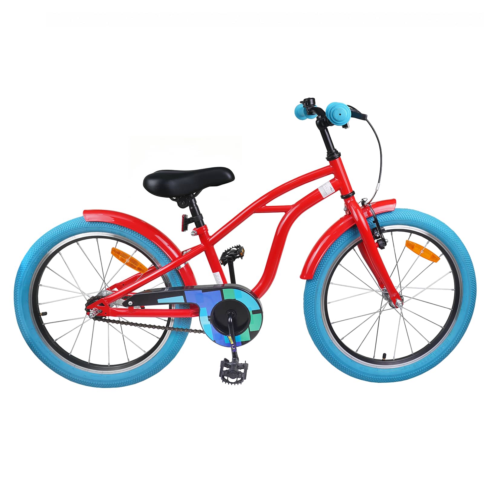 Kinderfiets 18 Inch voor 5-7 jaar Rood