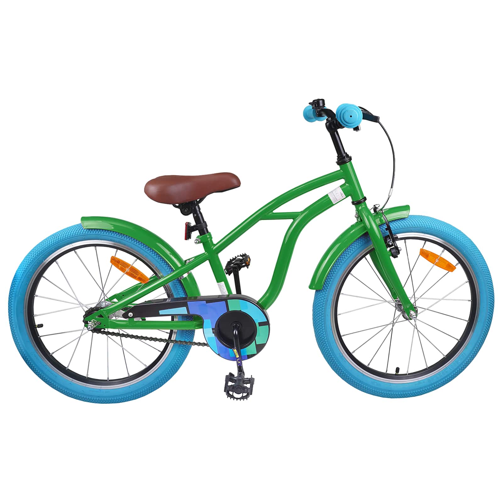 Kinderfiets 20 Inch voor 6-11 jaar oud Groen