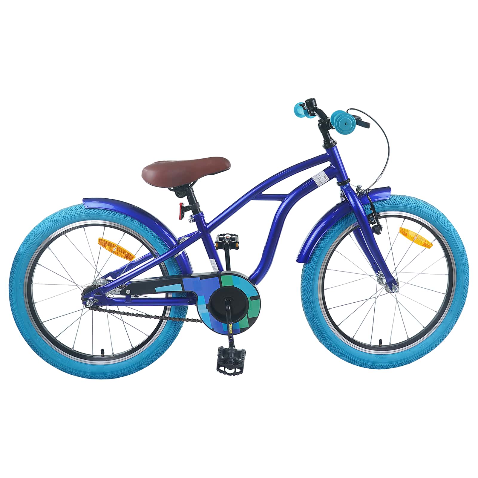 Kinderfiets 22 Inch voor 7-12 jaar oud Donkerblauw