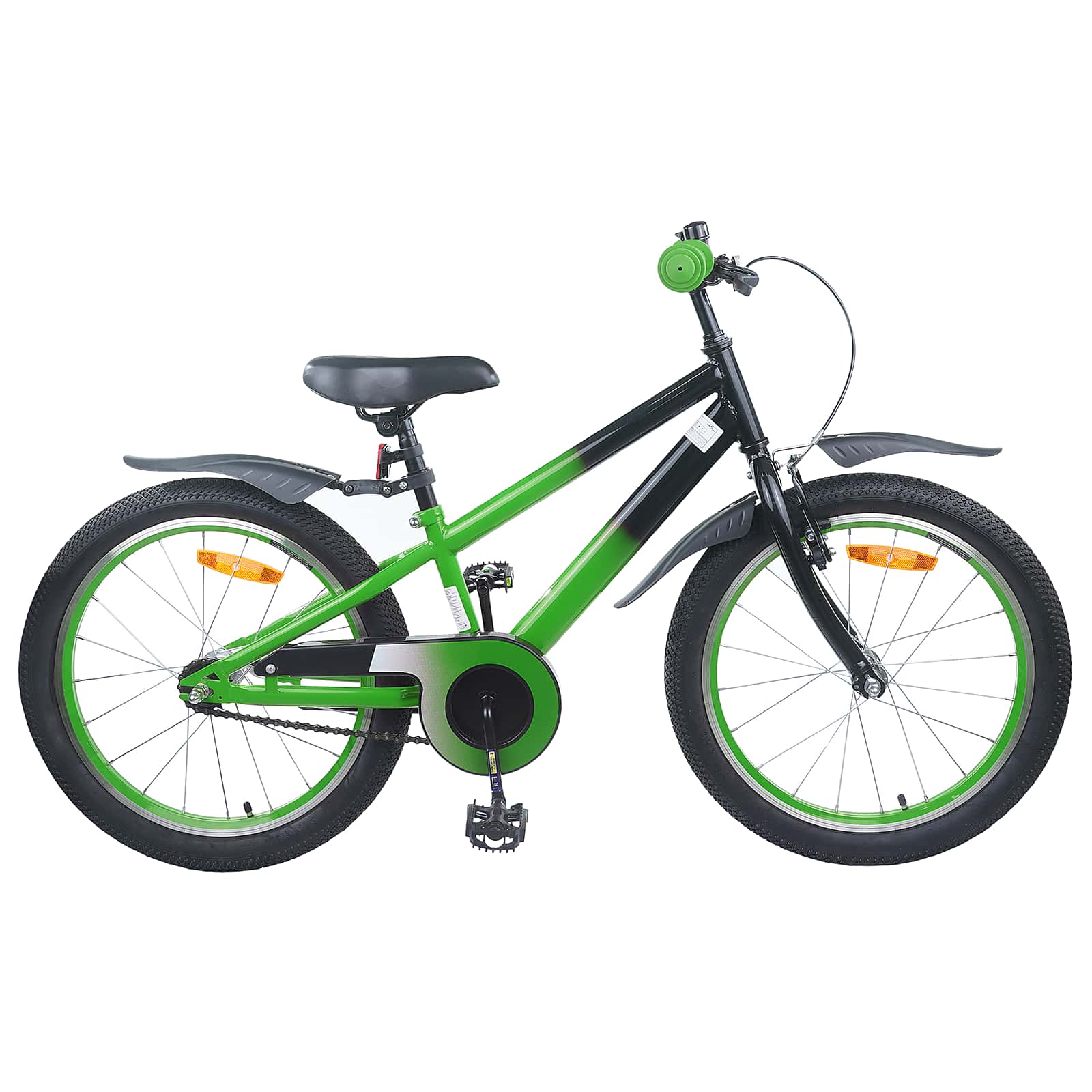 Kinderfiets 20 Inch voor 6-11 jaar oud Blauw Zwart