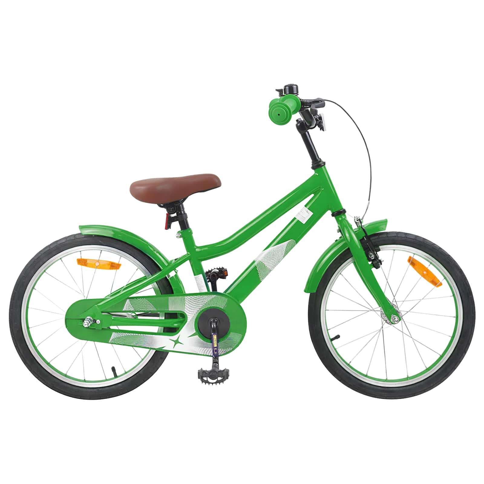 Kinderfiets 18 Inch voor 5-7 jaar Groen