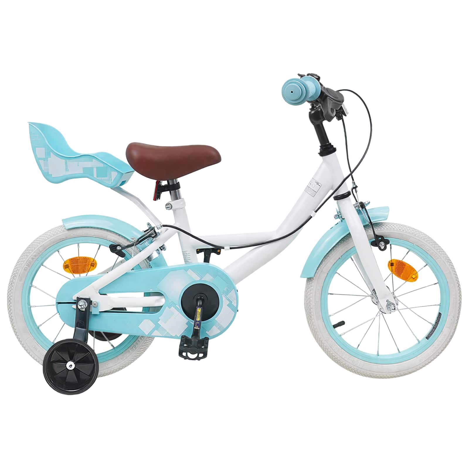 Kinderfiets 12 Inch voor 2-4 jaar oud Wit