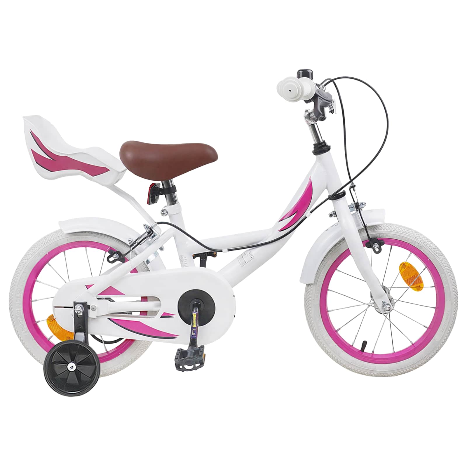 Kinderfiets 12 Inch voor 2-4 jaar oud Wit