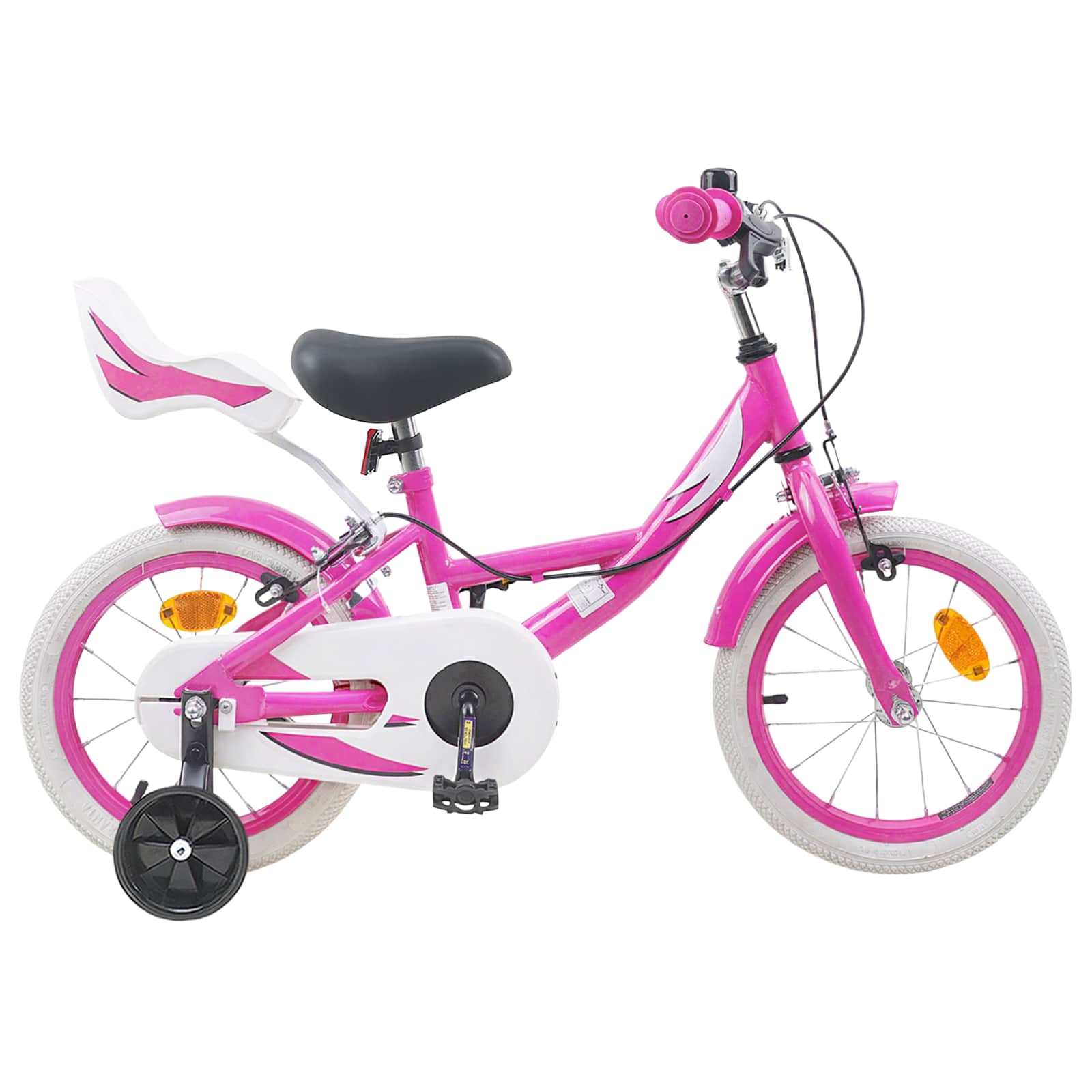 Kinderfiets 16 Inch voor 4-6 jaar oud Roze