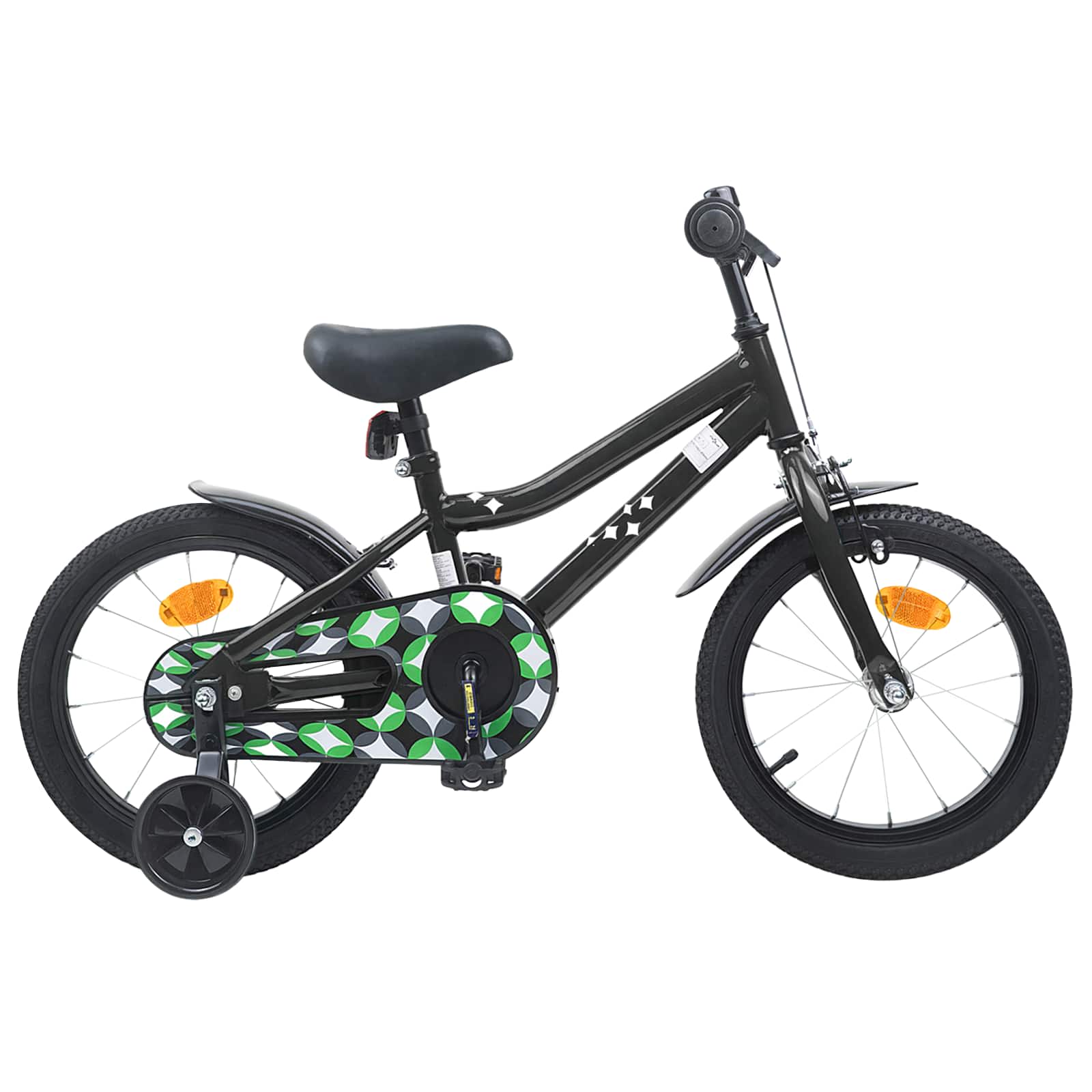 Kinderfiets 12 Inch voor 2-4 jaar oud Zwart