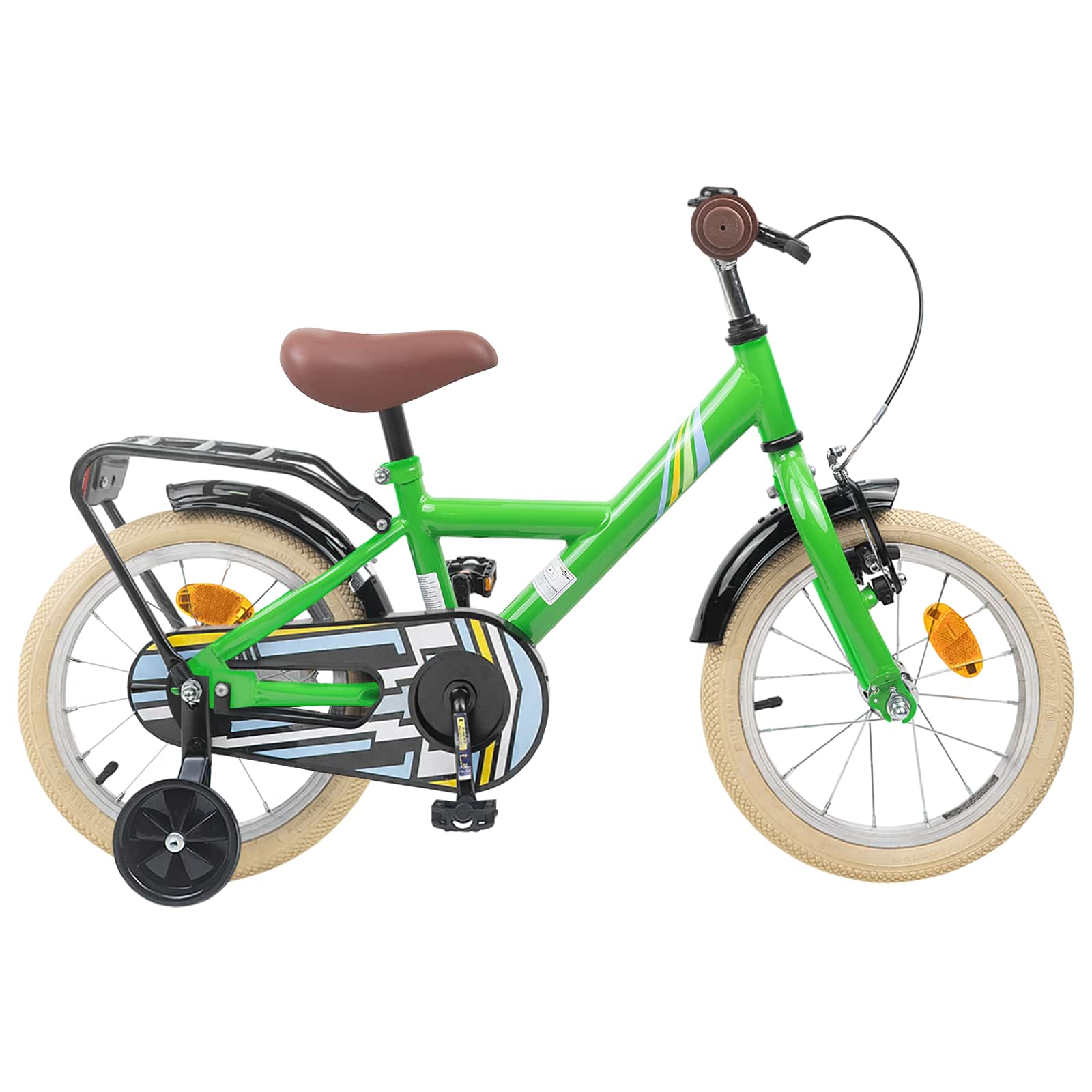 Kinderfiets 12 Inch voor 2-4 jaar oud Groen