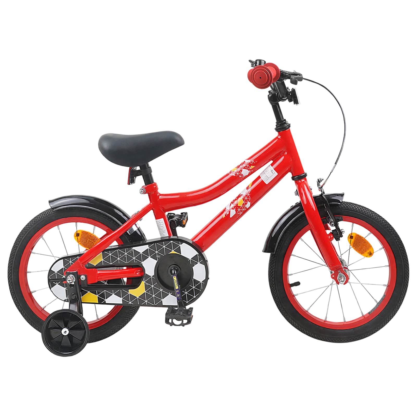 Kinderfiets 14 Inch voor 3-5 jaar oud Rood
