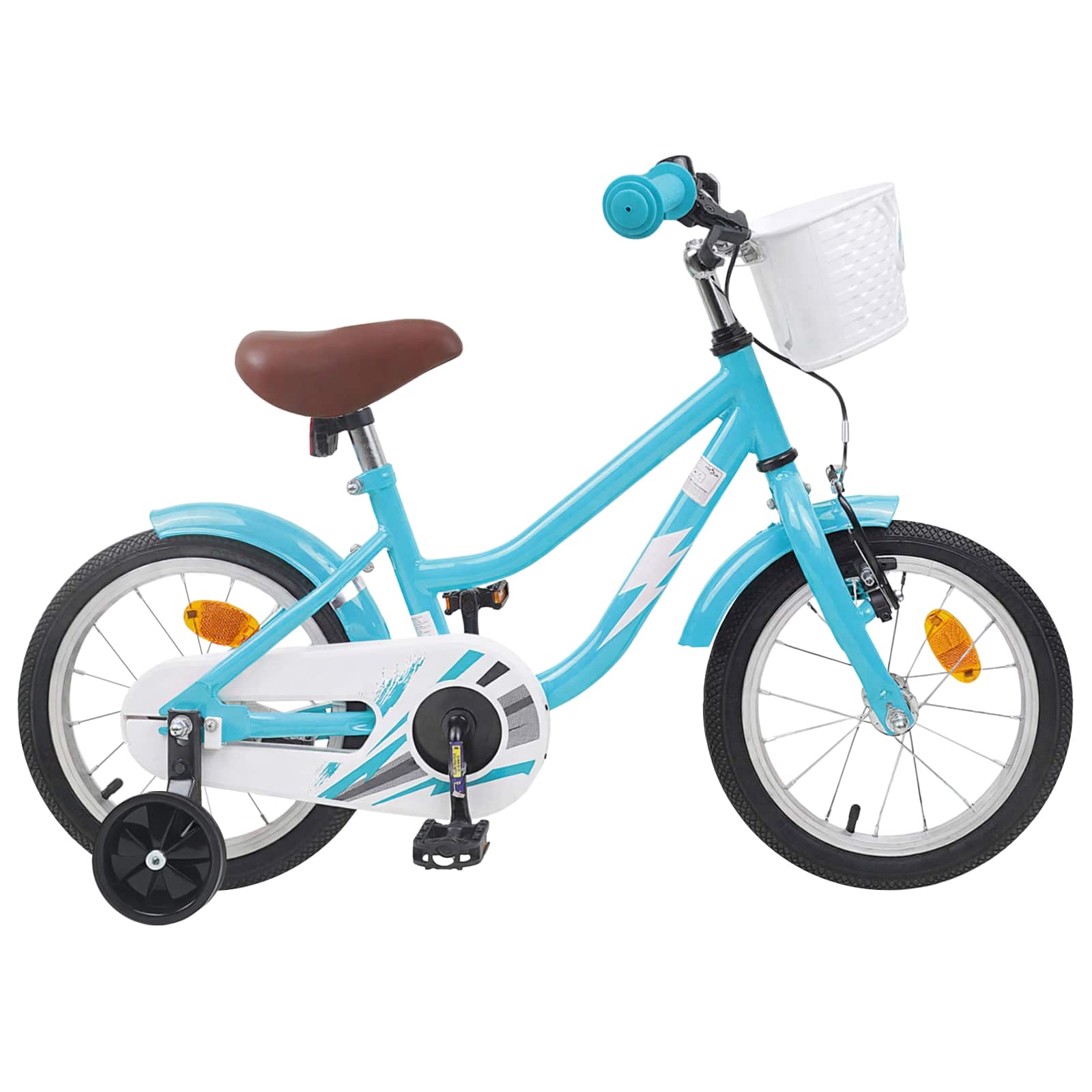 Kinderfiets 12 Inch voor 2-4 jaar oud Lichtblauw