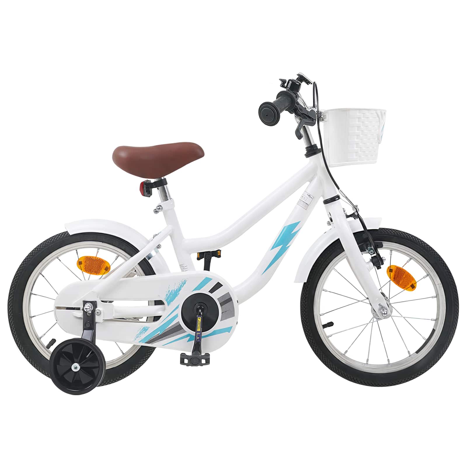 Kinderfiets 12 Inch voor 2-4 jaar oud Wit