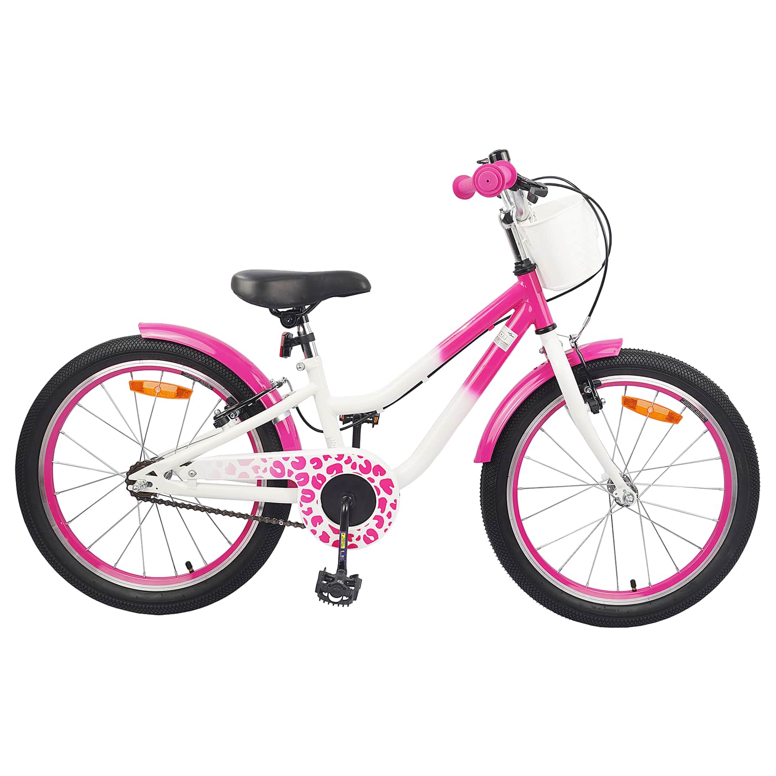 Kinderfiets Met Zijwieltjes 20 Inch voor 6-11 jaar oud Roze