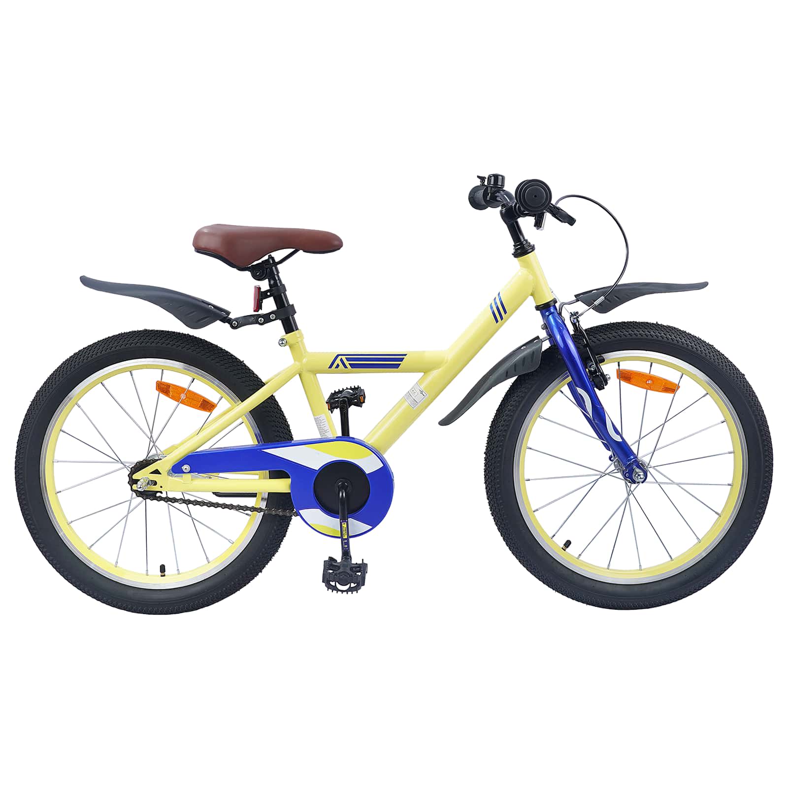 Kinderfiets 20 Inch voor 6-11 jaar oud Geel