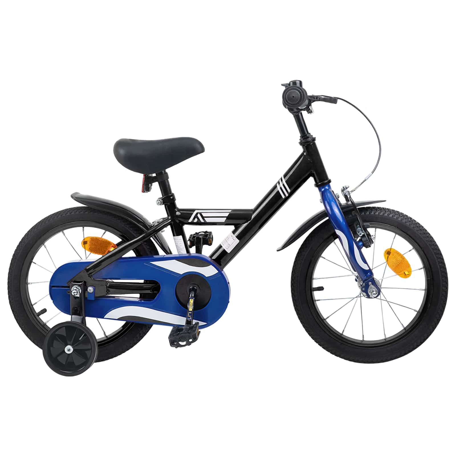 Kinderfiets 12 Inch voor 2-4 jaar oud Zwart