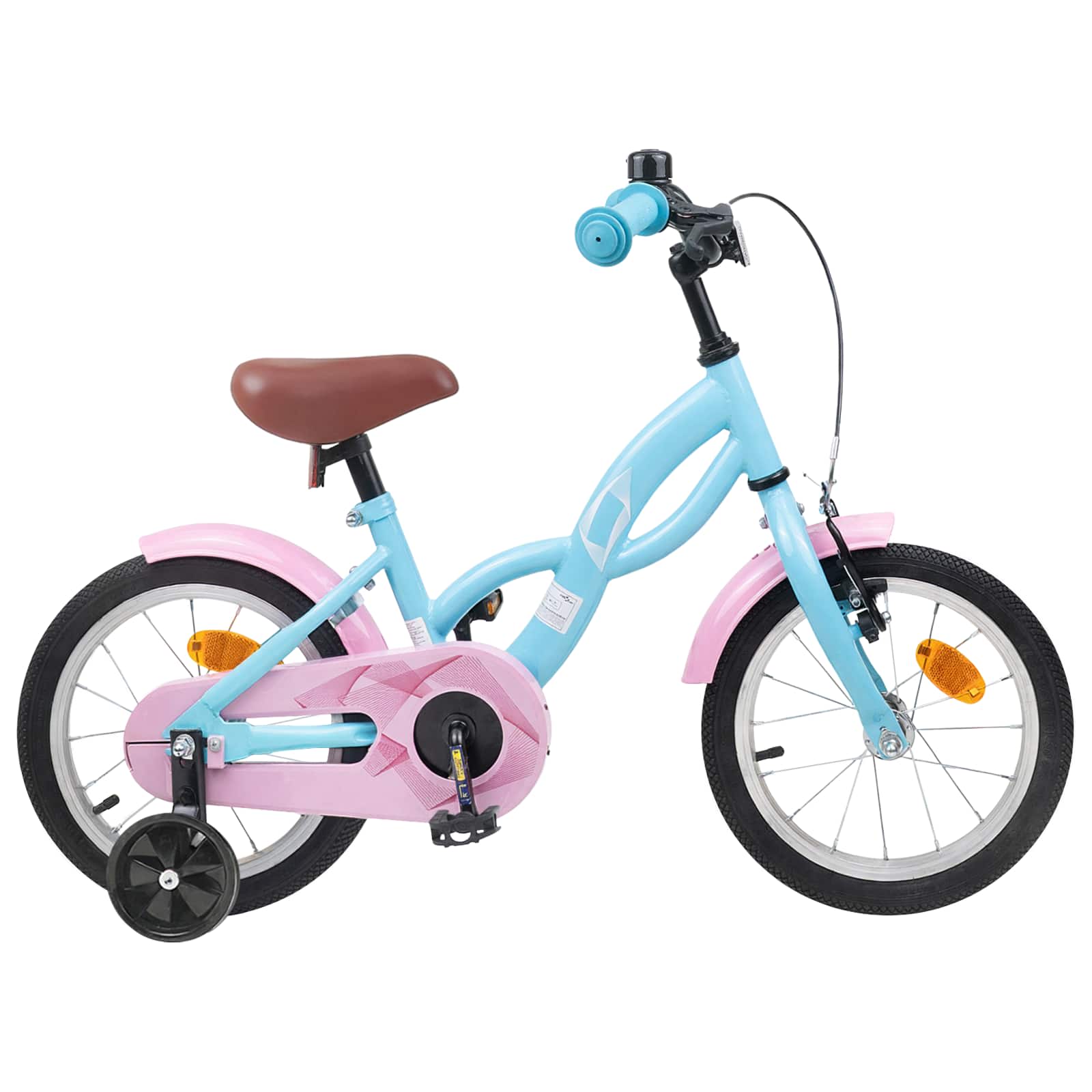 Kinderfiets 12 Inch voor 2-4 jaar oud Lichtblauw