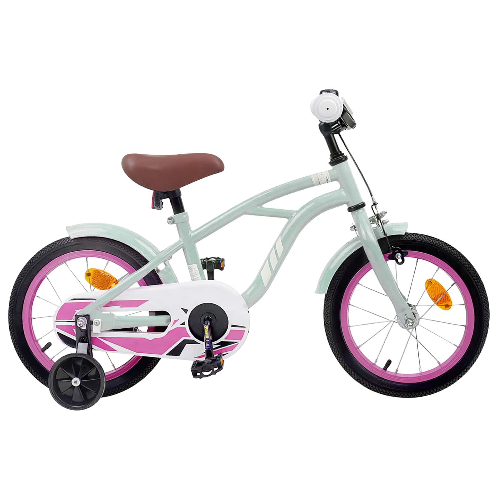 Kinderfiets 12 Inch voor 2-4 jaar oud Lichtgroen