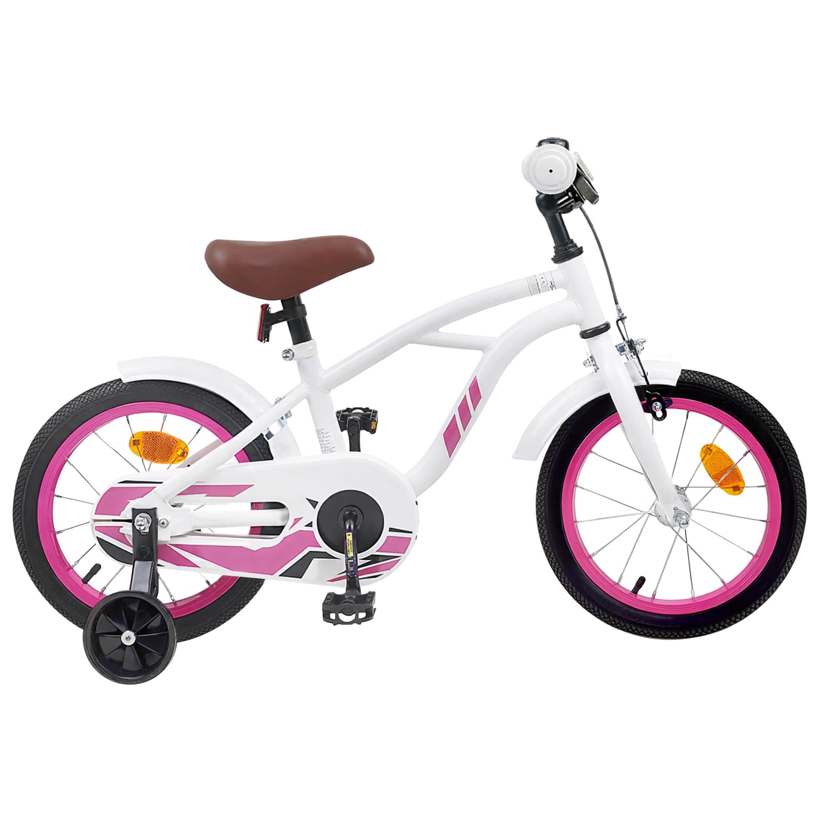 Kinderfiets 12 Inch voor 2-4 jaar oud Wit