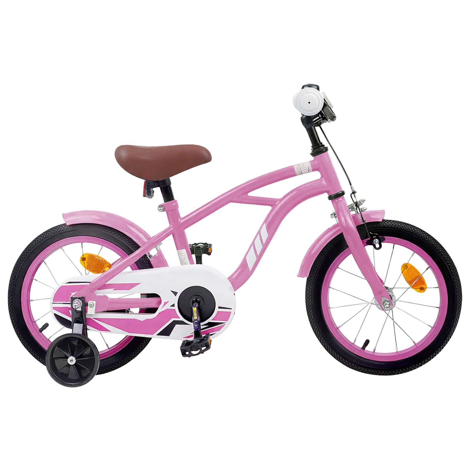 Kinderfiets 12 Inch voor 2-4 jaar oud Lichtroze
