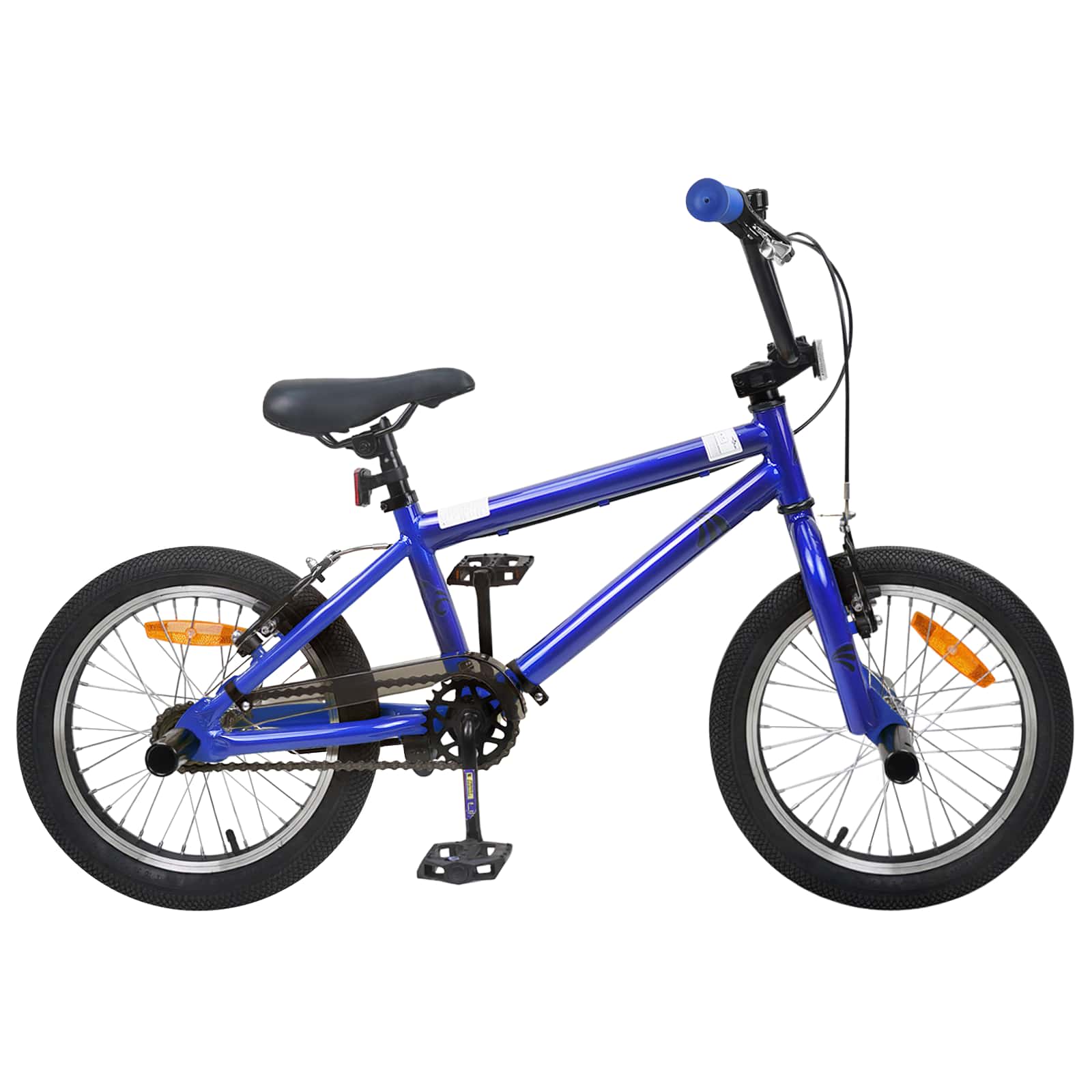 BMX Fiets 18 Inch voor 7-10 Jaar Oud Donkerblauw