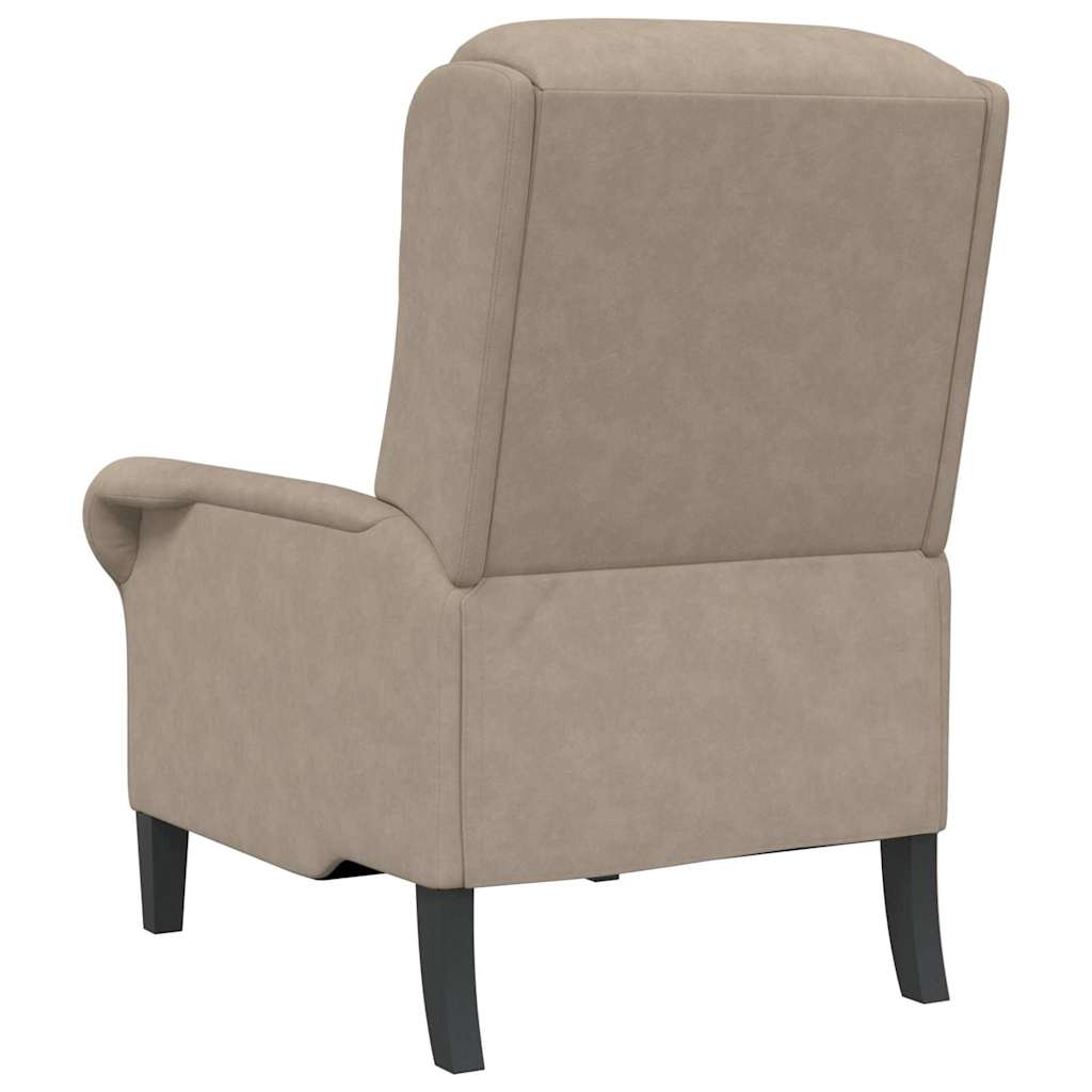 Fauteuil Taupe 76 x 94 x 102 cm Microvezel – afbeelding 6