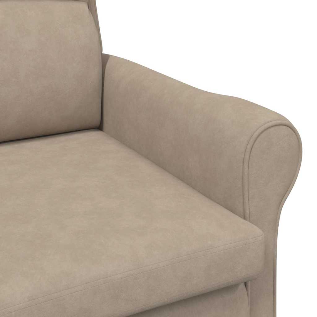 Fauteuil Taupe 76 x 94 x 102 cm Microvezel – afbeelding 7