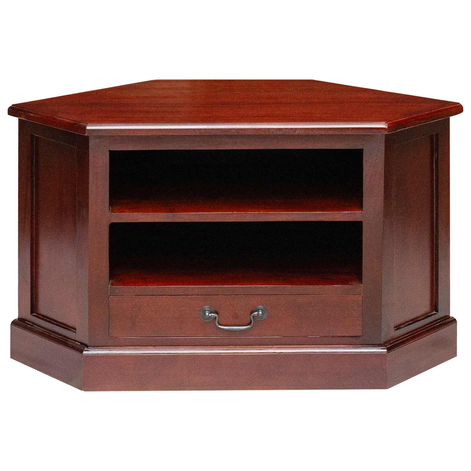 HoekTVKast met lade Bruin 80 x 40,5 x 45 cm Massief Mahoniehout – afbeelding 5
