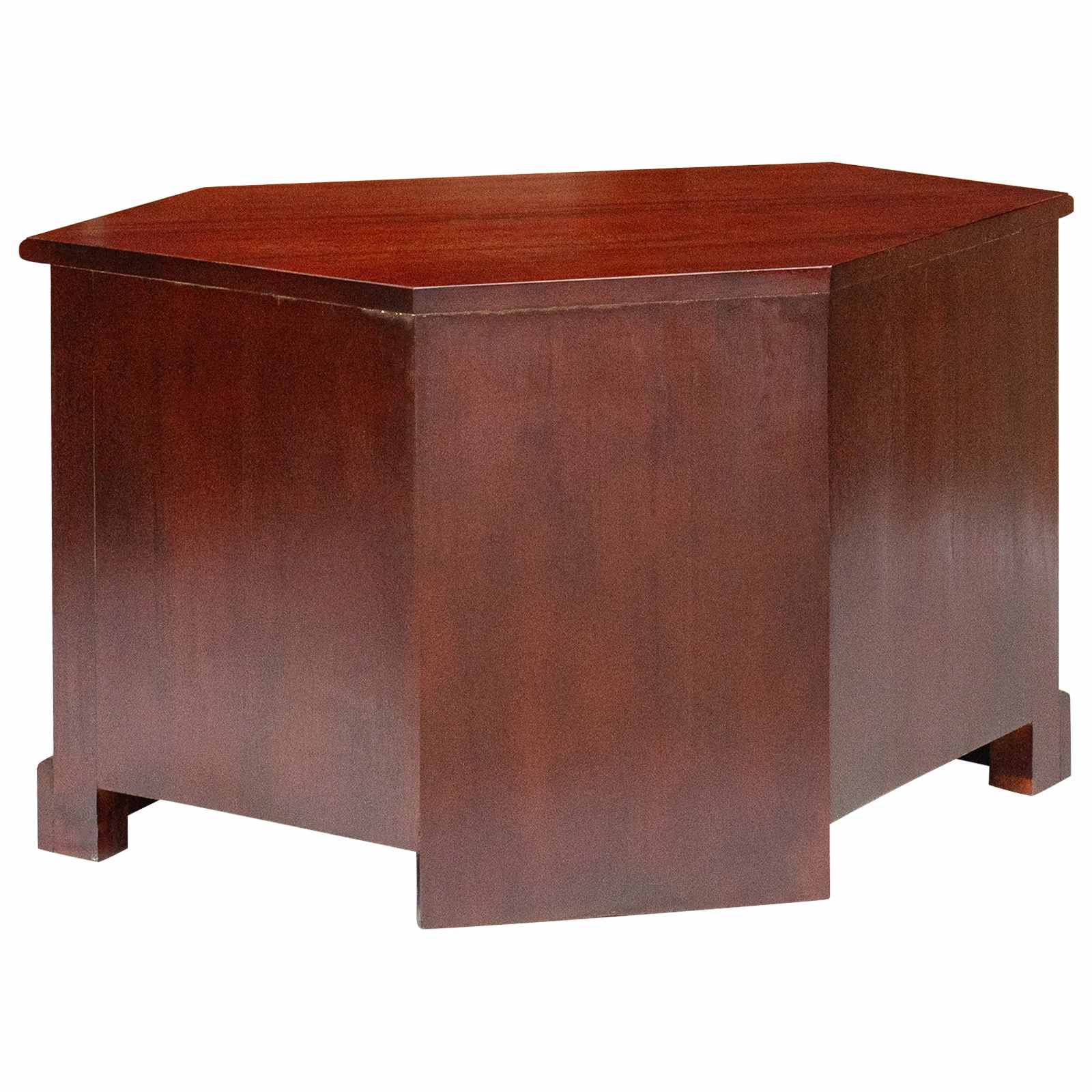 HoekTVKast met lade Bruin 80 x 40,5 x 45 cm Massief Mahoniehout – afbeelding 7