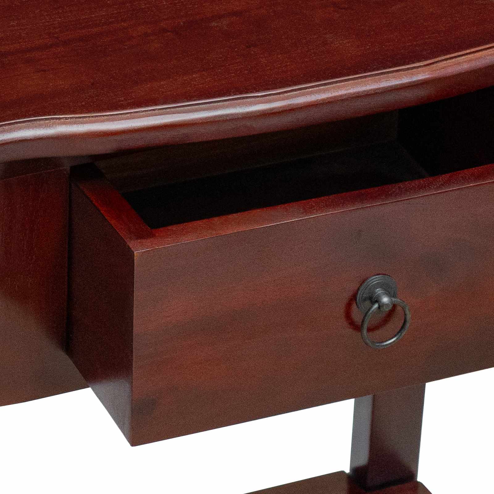 Wandtafel met lade Bruin 50 x 29,5 x 76 cm Massief Mahoniehout – afbeelding 10