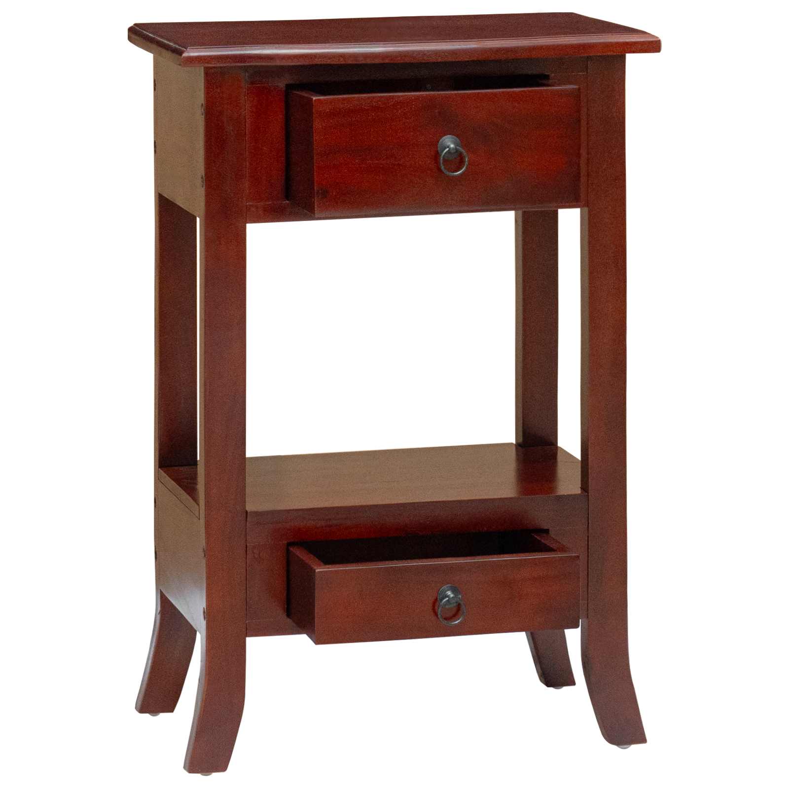 Wandtafel met lade Bruin 50 x 29,5 x 76 cm Massief Mahoniehout – afbeelding 4