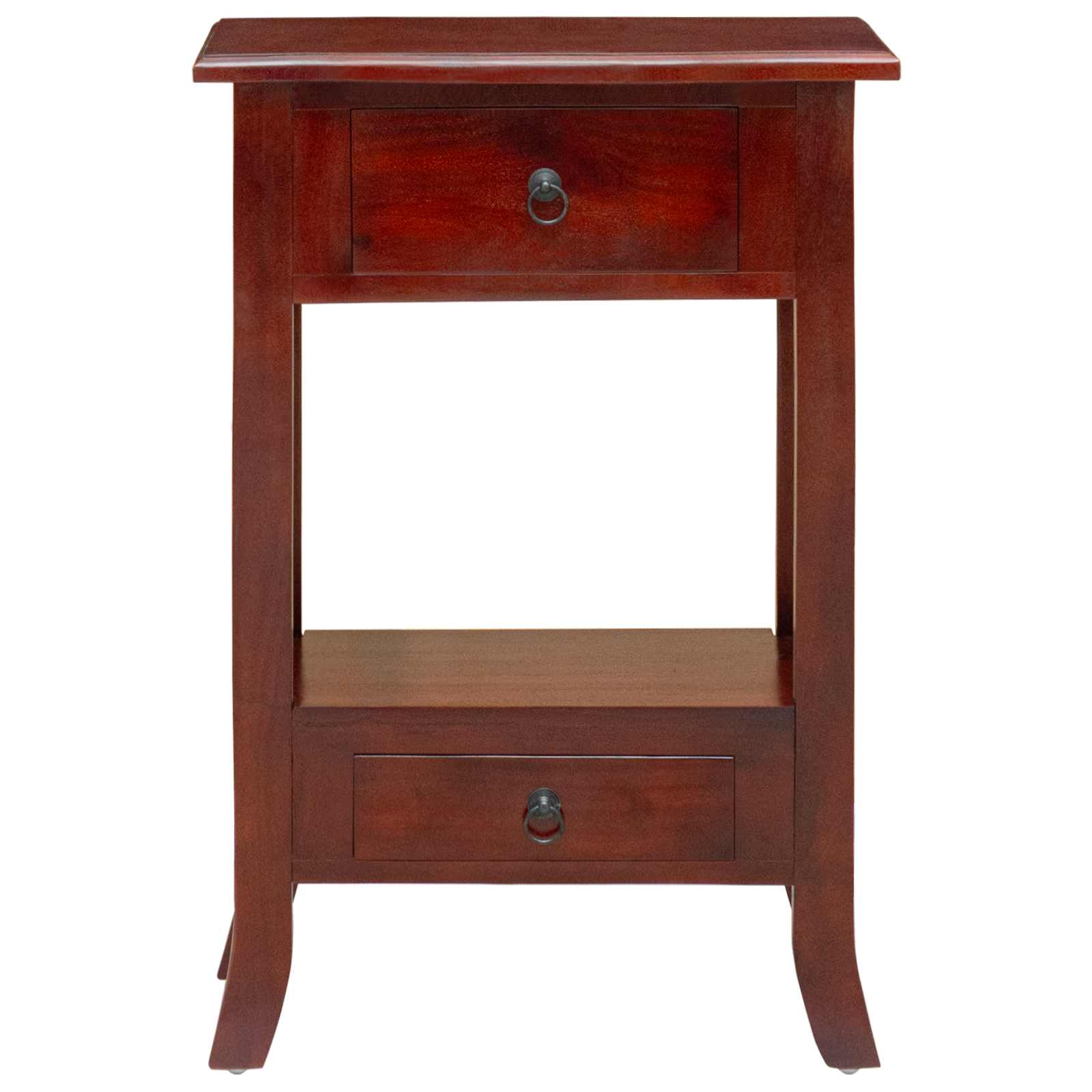 Wandtafel met lade Bruin 50 x 29,5 x 76 cm Massief Mahoniehout – afbeelding 5