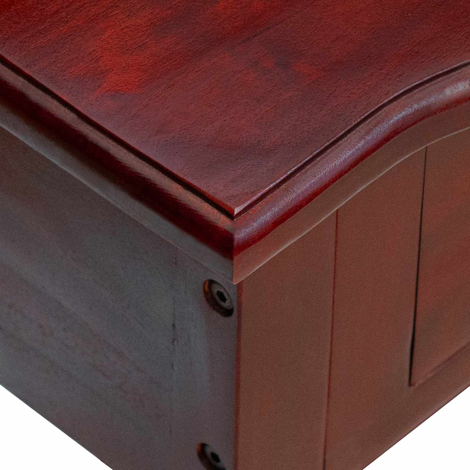 Wandtafel met lade Bruin 50 x 29,5 x 76 cm Massief Mahoniehout – afbeelding 9